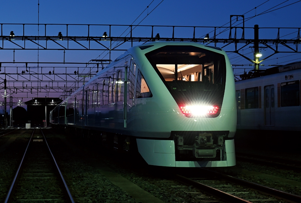 External appearance of SPACIA X at night