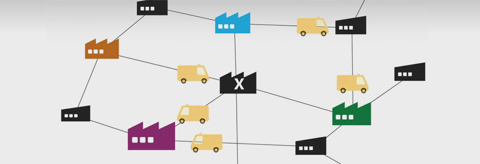 Production system-linked distribution cart