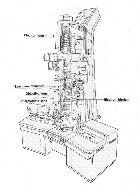 Holography electron microscope