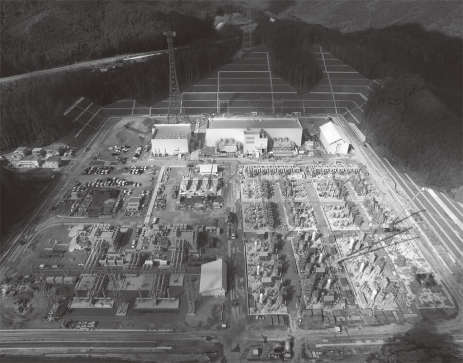 Fig. 2—Arial Photograph of Hida Converter Station
