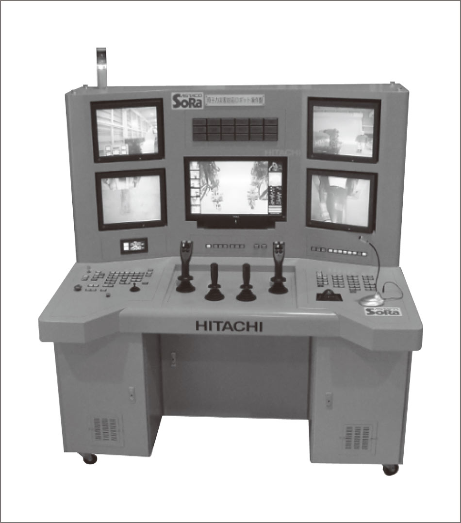 Fig. 2—Remote Operation Panel for ASTACO-SoRa Dual-arm Heavy Machinery-type Robot