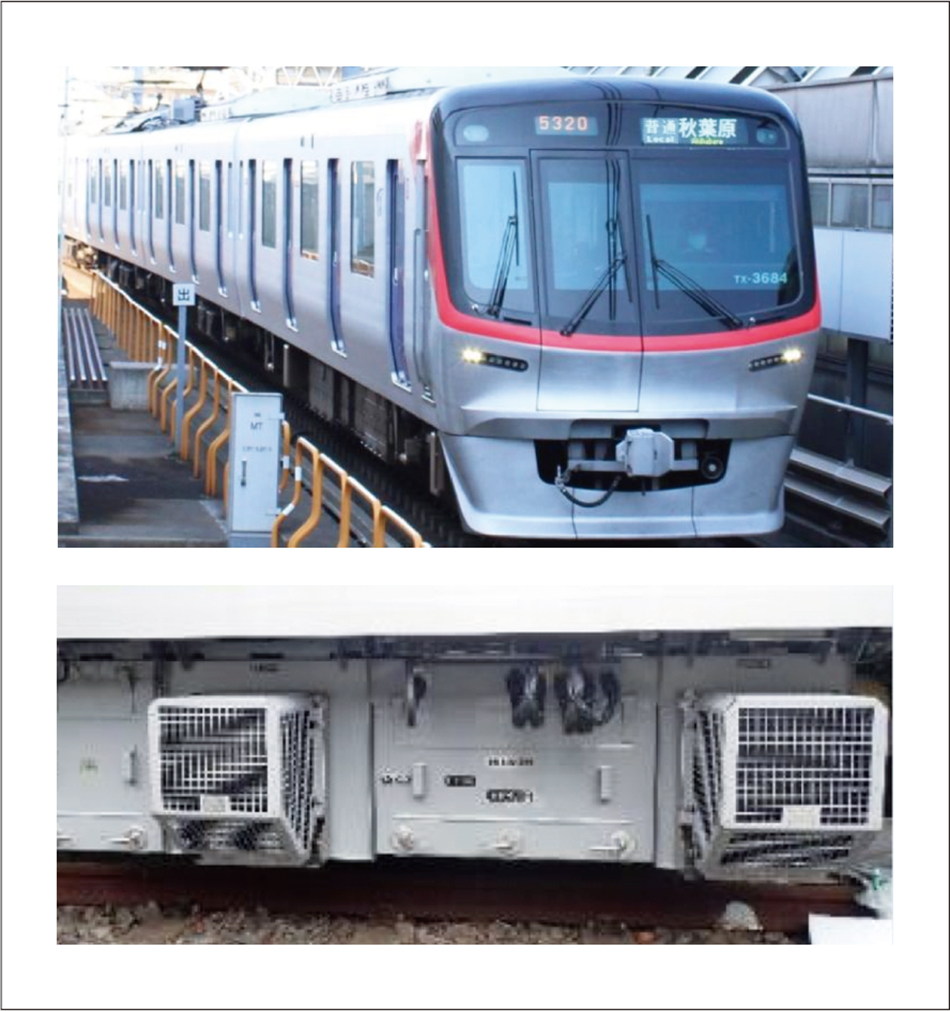 [5] TX-3000 series train and its main converter