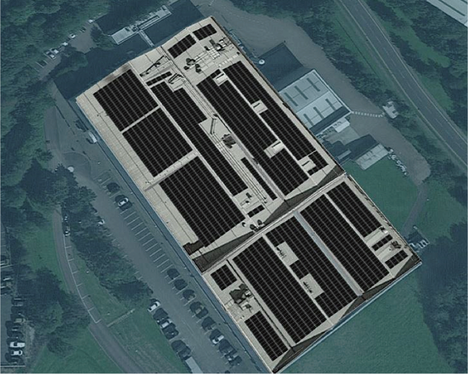 Figure 3 | Artist’s Impression of Completed Photovoltaic Power Generation System at Bolton Plant
