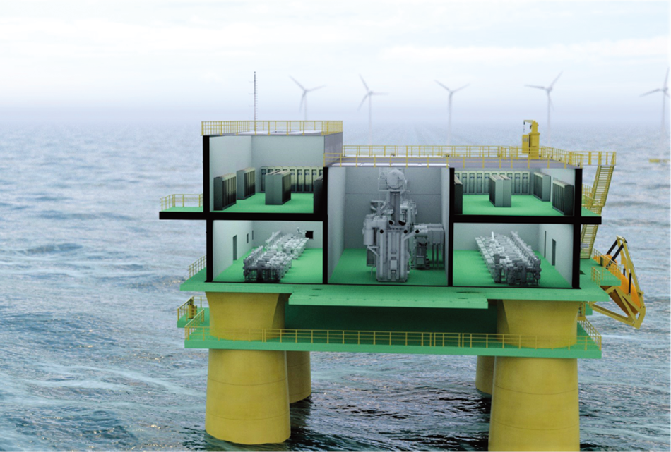 ［07］An illustrative floating collector substation for an offshore wind park