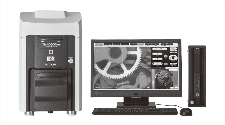 Figure 1 — TM4000 Tabletop Electron Microscope Suitable for Low-vacuum Observation