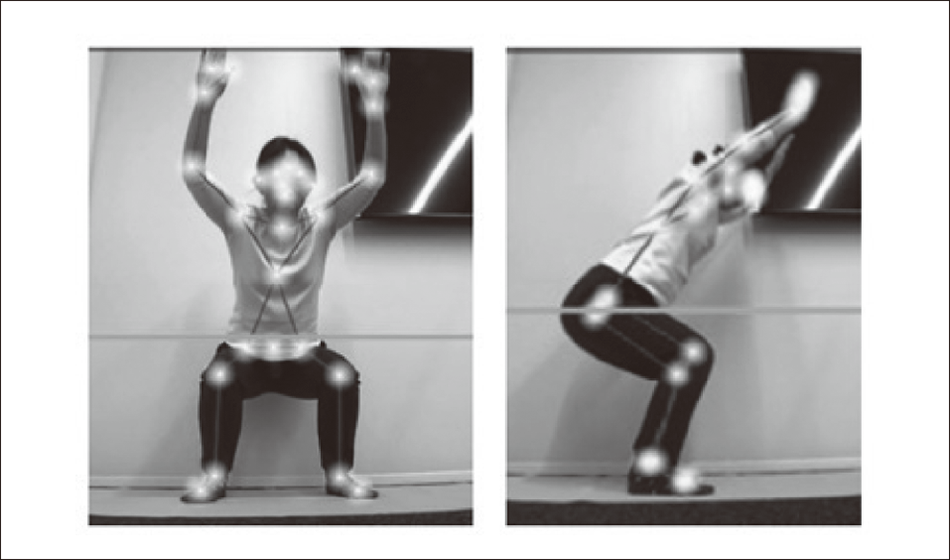 Figure 1 — Assessment of Overhead Squat as Part of Posture Assessment and Improvement