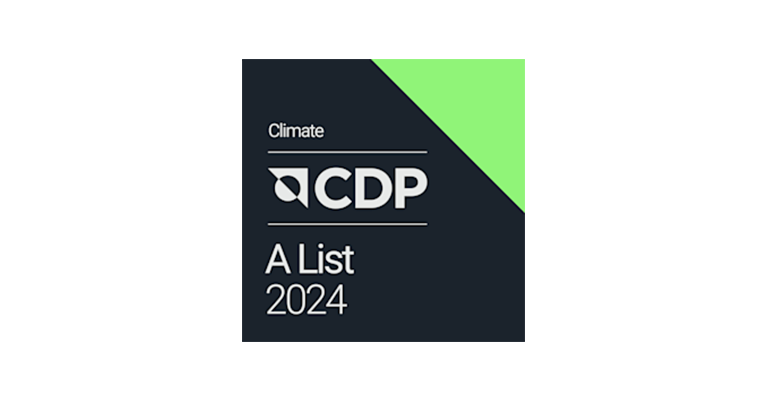 logo : CDP CLIMATE A LIST 2023, CDP SUPPLIER ENGAGEMENT LEADER 2023
