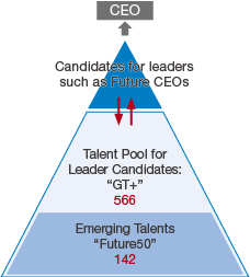 figure : Selection and development of management leader candidates from around the world